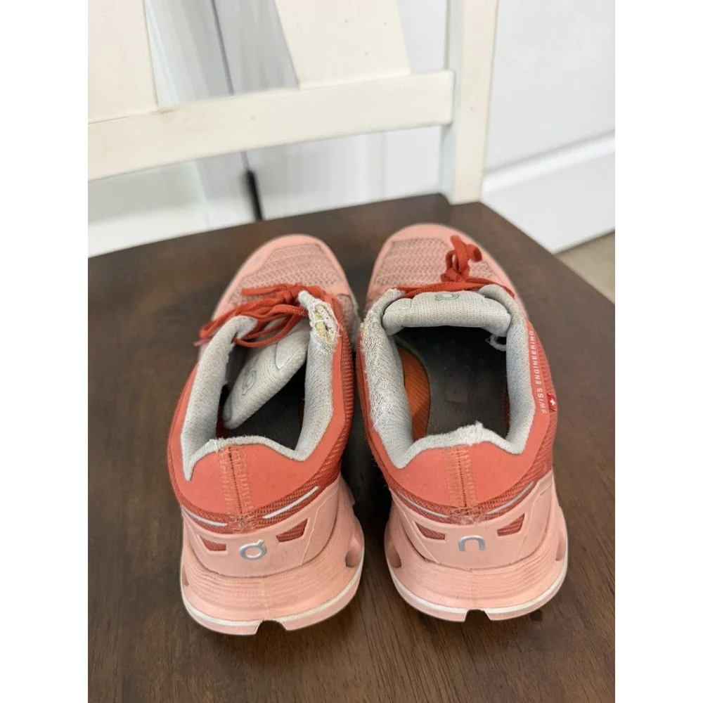On Running Cloudflyer Women's Running Shoes Sneakers Ginger White Size 6